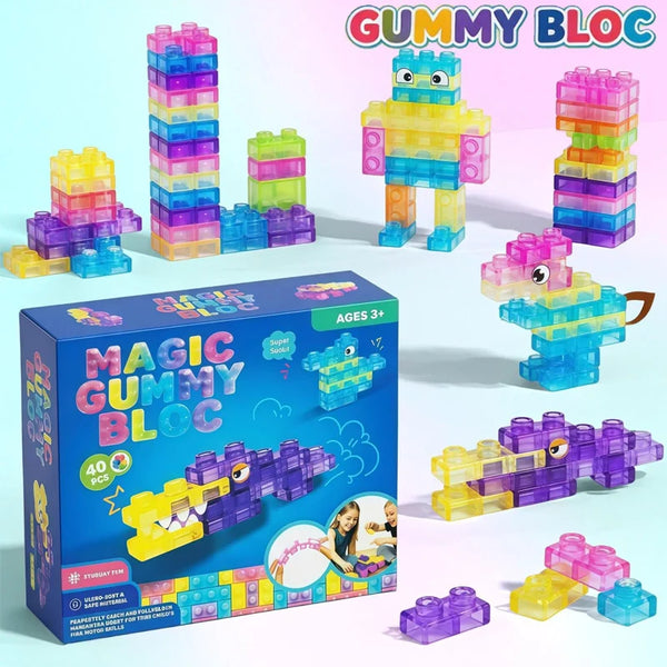Crystal Gummy Jelly Building Blocks